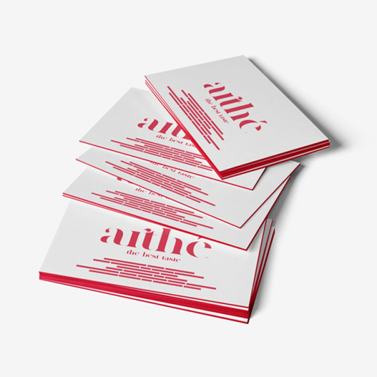 Carte de visite triplex