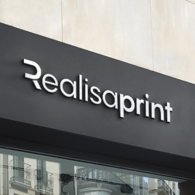 ENSEIGNE 3D SUR SOCLE