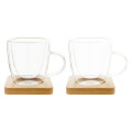Mocaboo Set de tasses en verre espresso