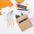 Paola Set de 6 crayons multi-couleurs