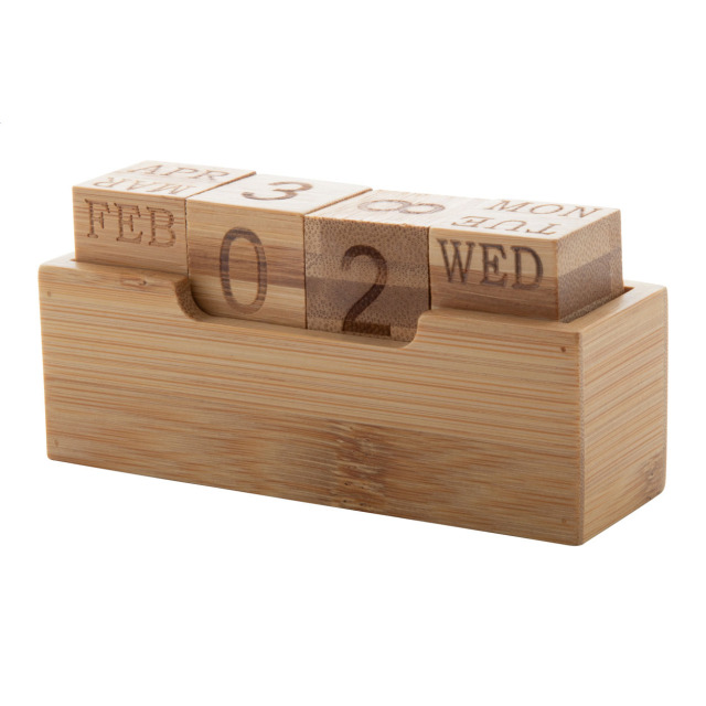 Rolbus Calendrier en bambou