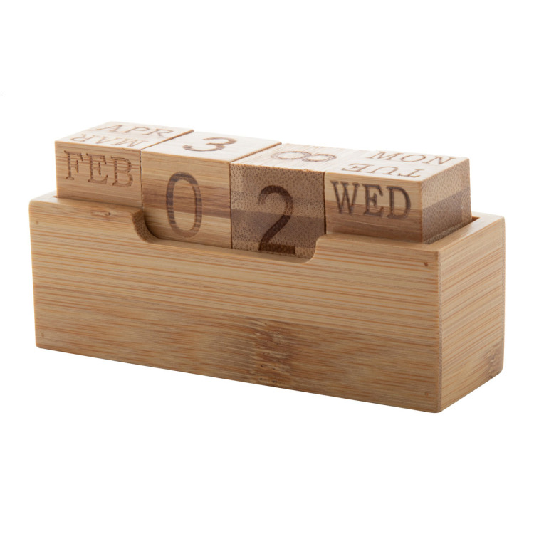 Rolbus Calendrier en bambou