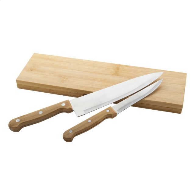 Sanjo Set de couteaux en bambou