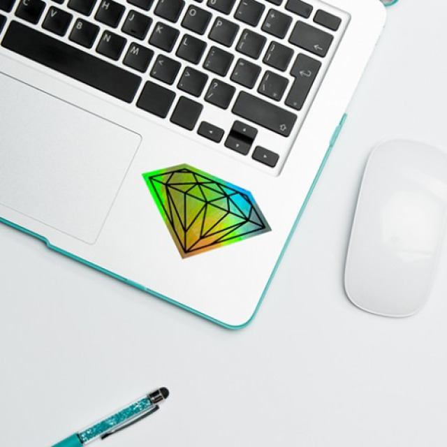 Sticker holographique