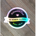 Sticker holographique