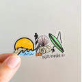 Sticker transparent